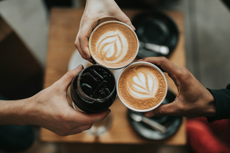 Una taza de café